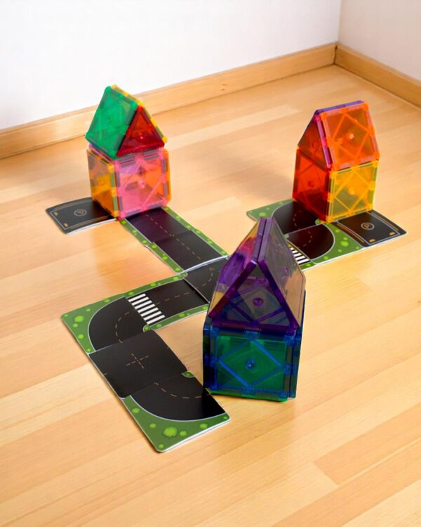 Magnetic Tiles Road Toppers (56 Pc Set) - Image 2
