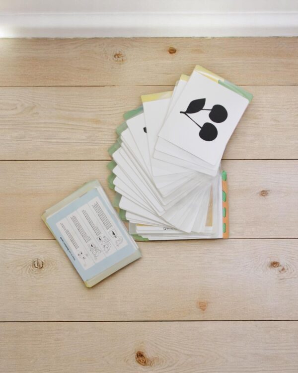 B&W Flash Cards – Fruits