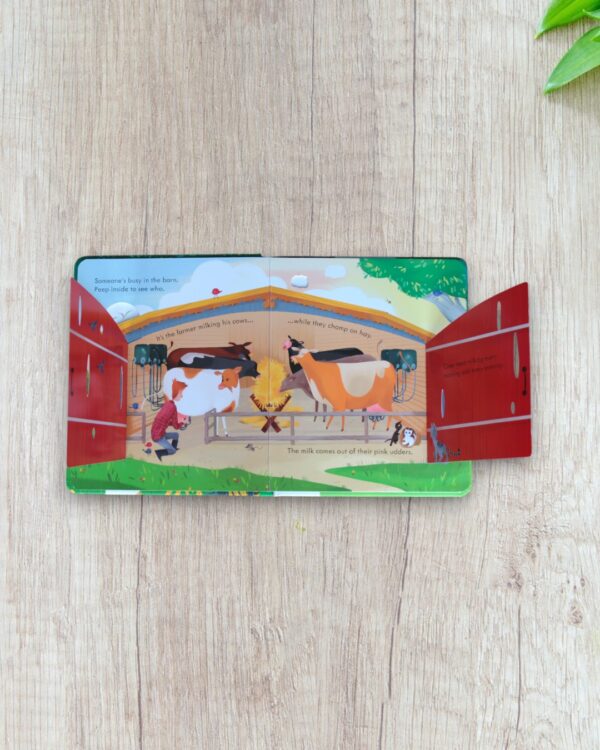 usborne Peep Inside The Farm - Image 2