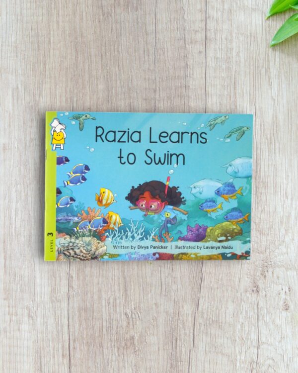 Razia learns to swim
