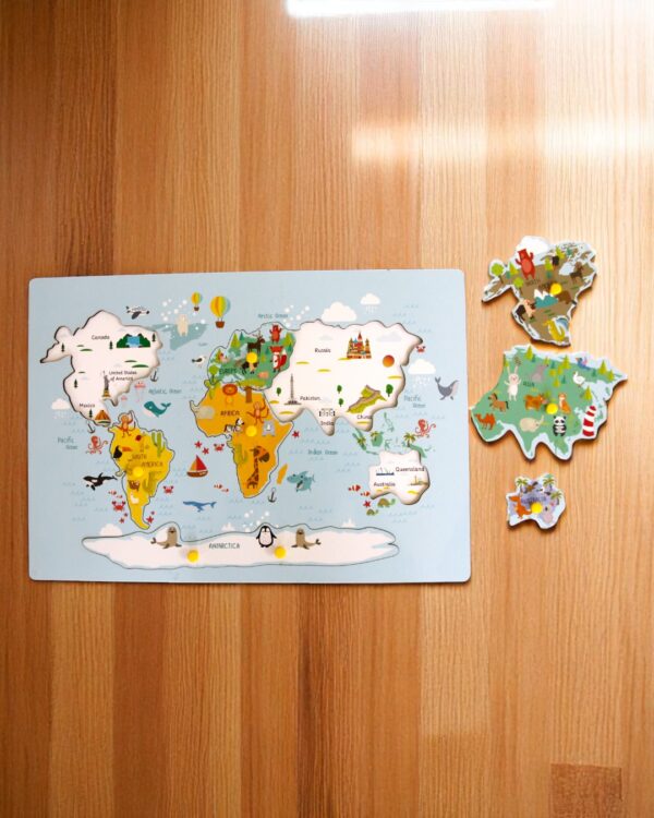 World Map – Continents